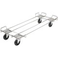 Global Industrial Wire Rack Dolly Base With 5 Poly Swivel Casters, 48Lx20W 832134
